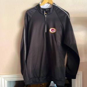 ADIDAS Climalite golf long sleeve pullover. GreenBay Packer Logo, size large.